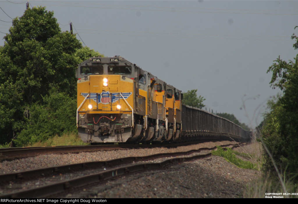 Southbound Loaded Rock Train